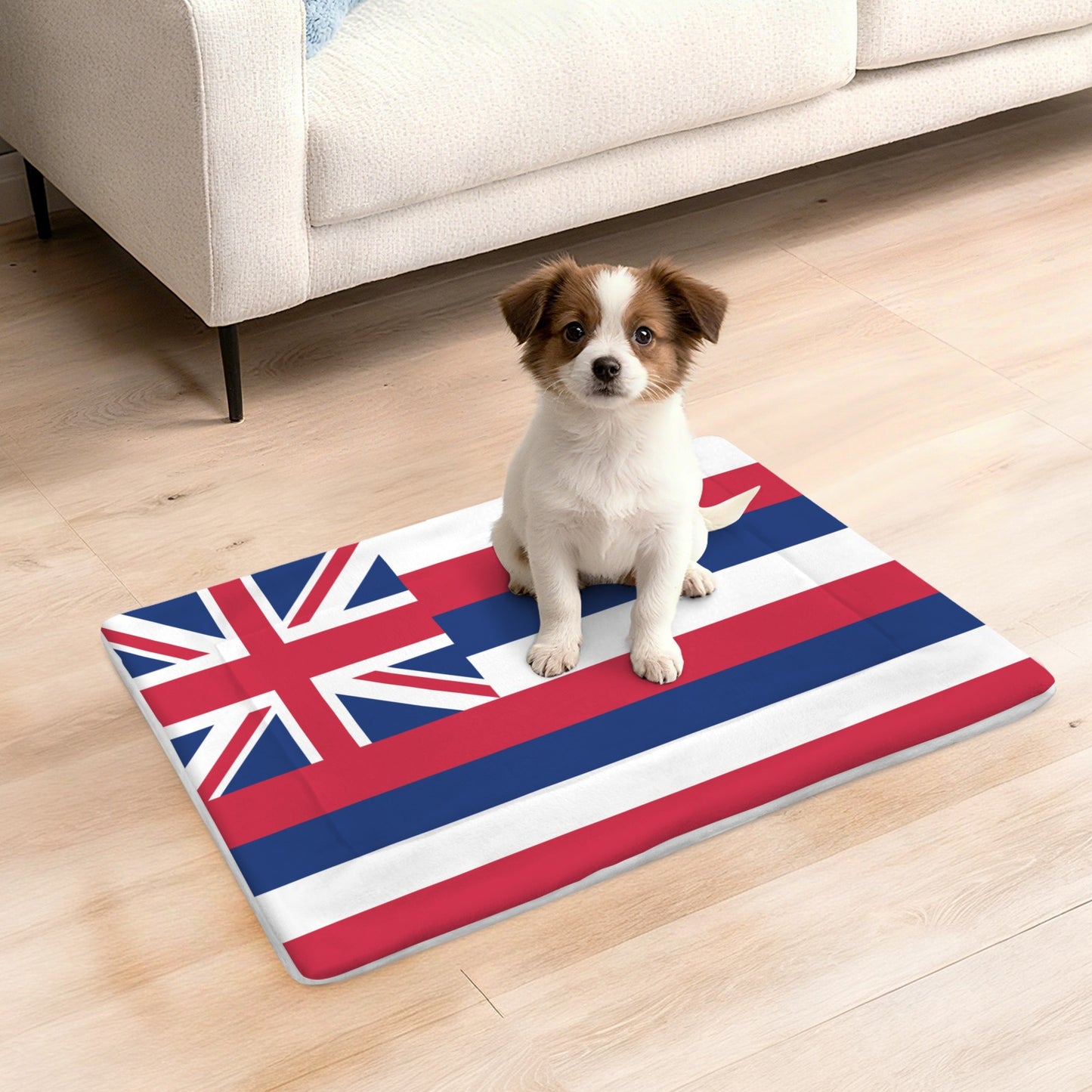 Hawaii Flag Inspired Pet Mat 25x18inch (Made in the USA)