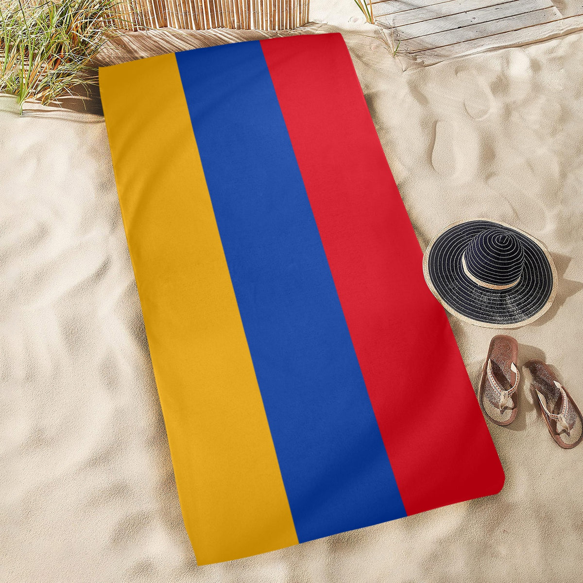Armenia Flag Inspired Beach Towel 31"x71"(NEW) | Ships from USA