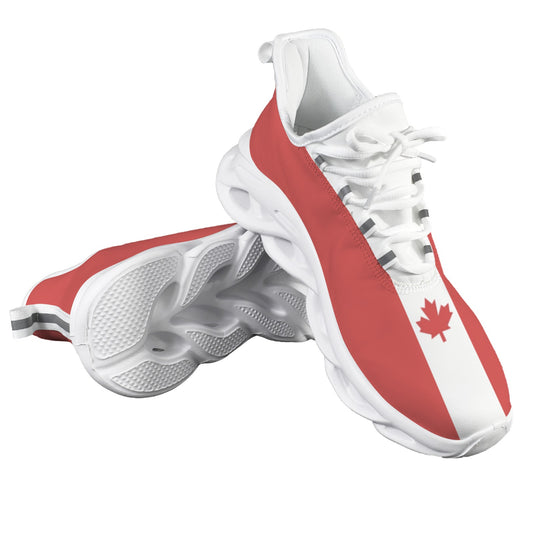 Canada Flag Inspired Men's Twisted Sole Sneakers