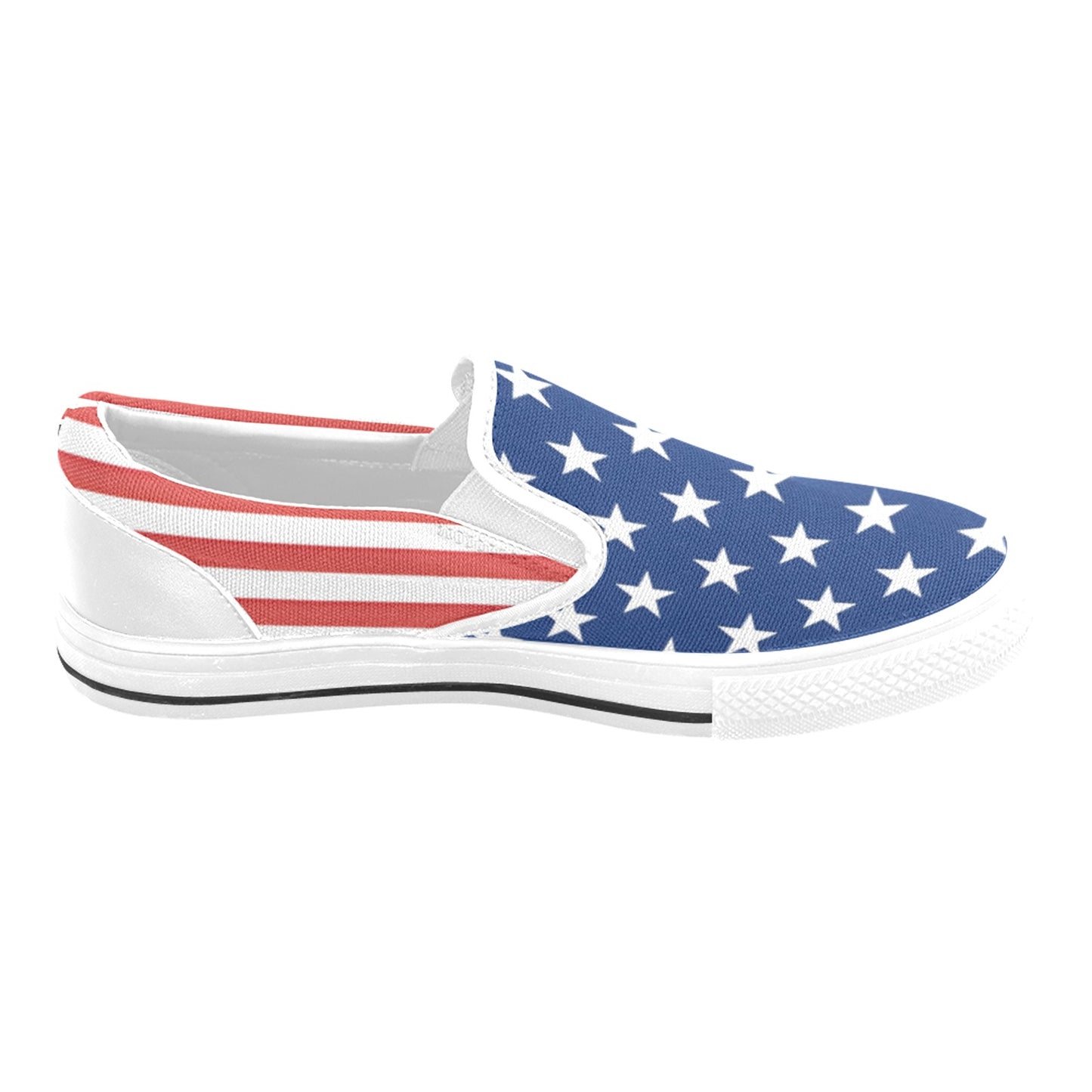 USA/American Flag Slip-on Canvas Kid's Shoes