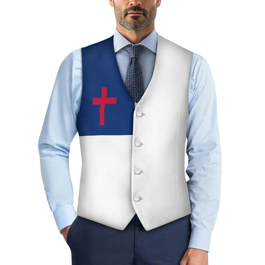 Christian Flag Suit vest jacket