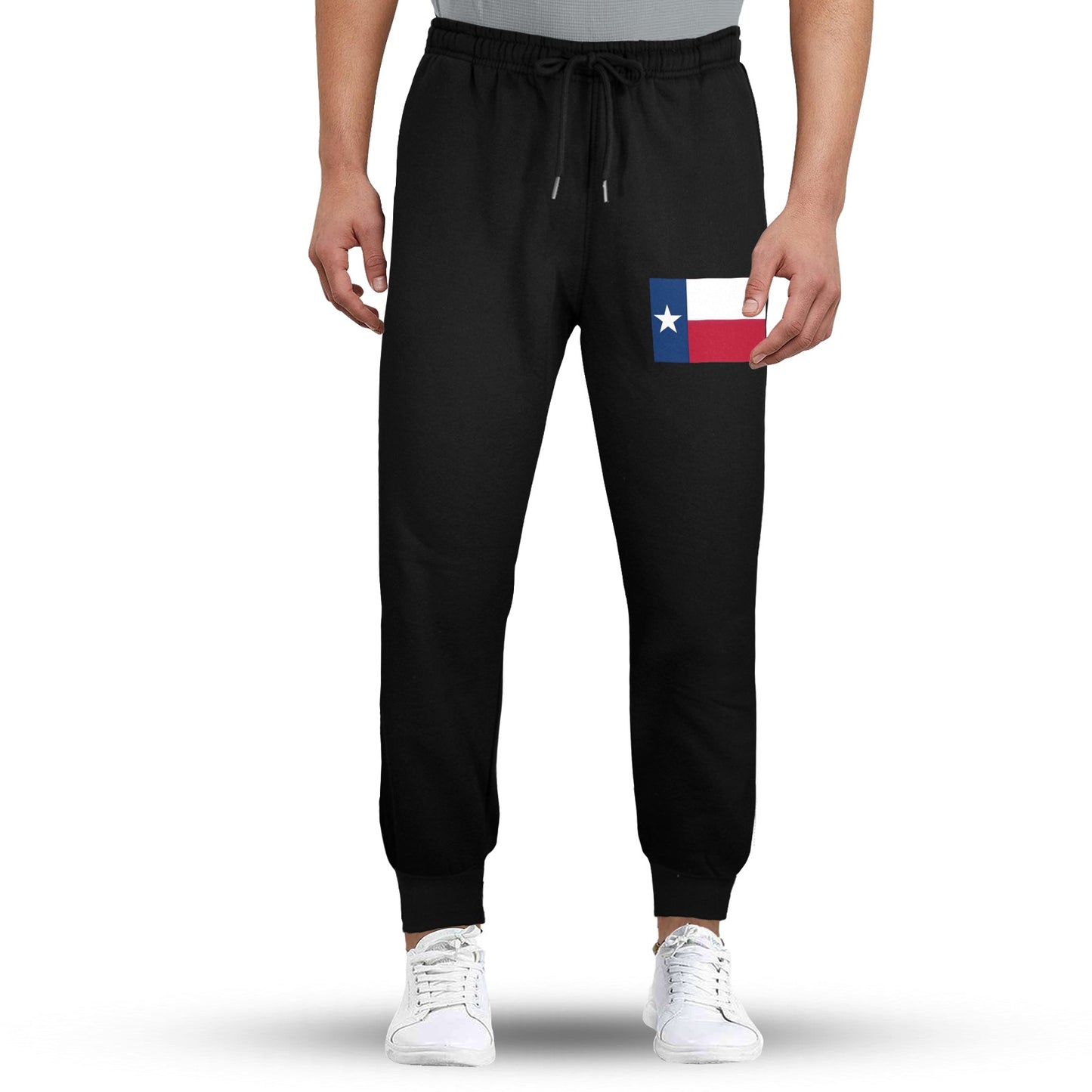 Texas Flag Inspired Unisex Fleece Sweatpants (Left Printing) | Ships from USA