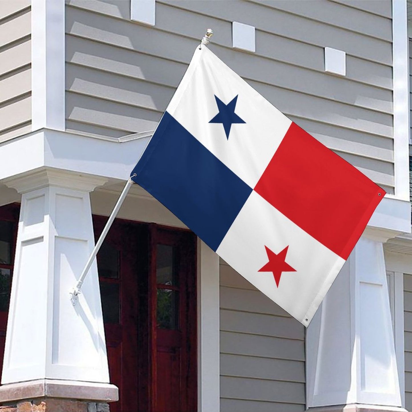 Panama Flag Inspired Wall Mount Flag with Four Grommets (35x59 in)