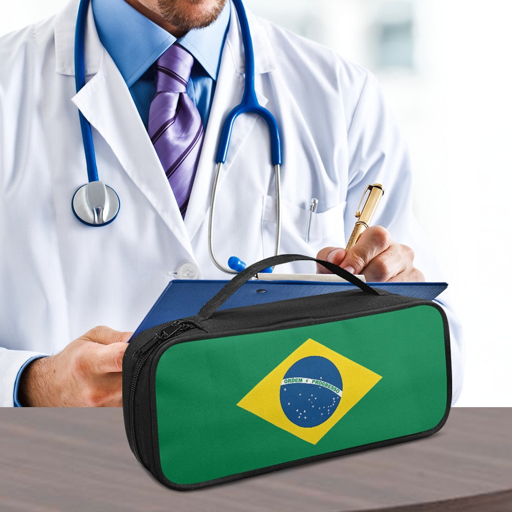 Brazil Flag Inspired Stethoscope Storage Bag
