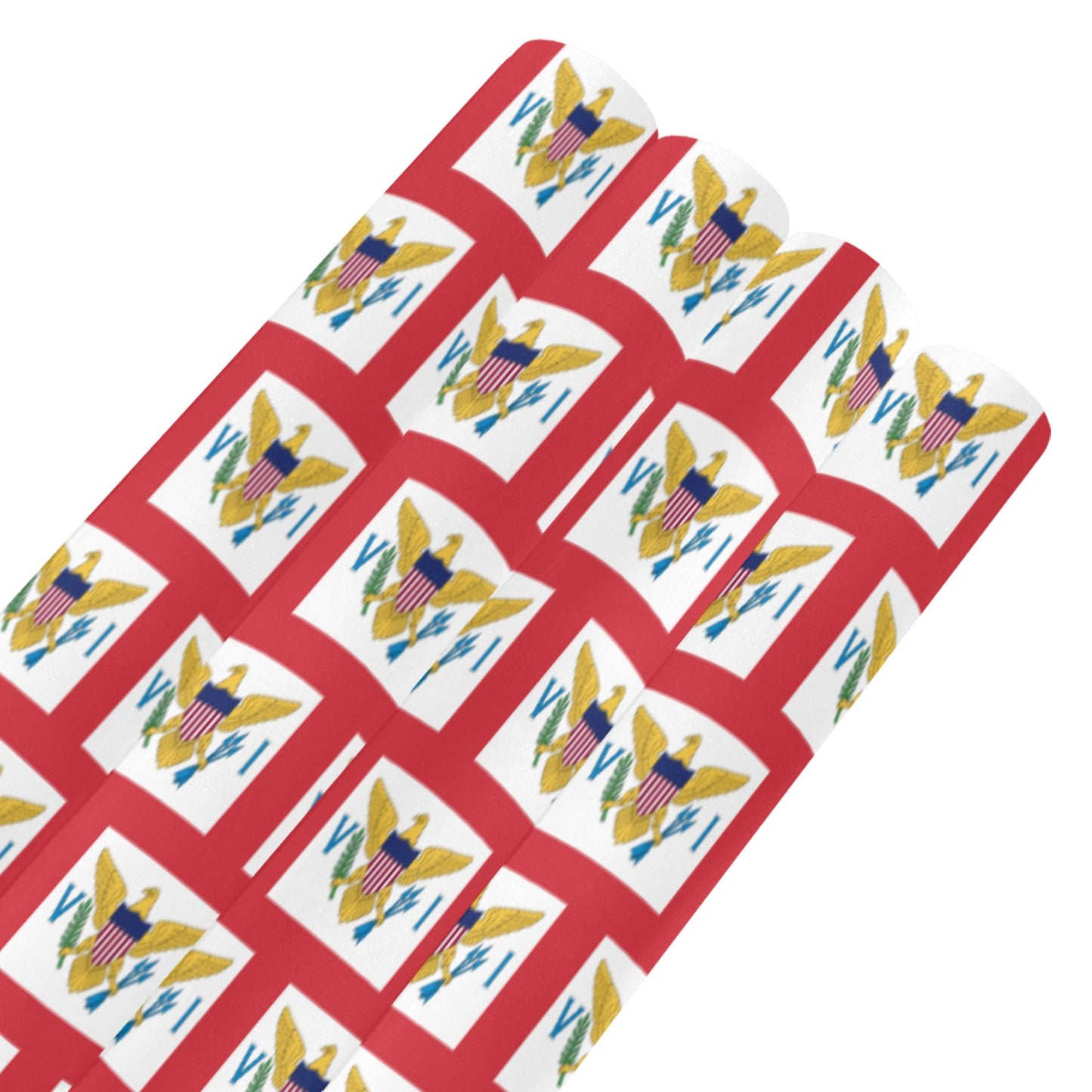 Virgin Islands Flag (US) Custom Gift Wrapping Paper 58"x 22.5" (4 Rolls)