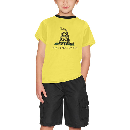 Gadsden Flag Boys Crew Neck T-Shirt Made in the USA