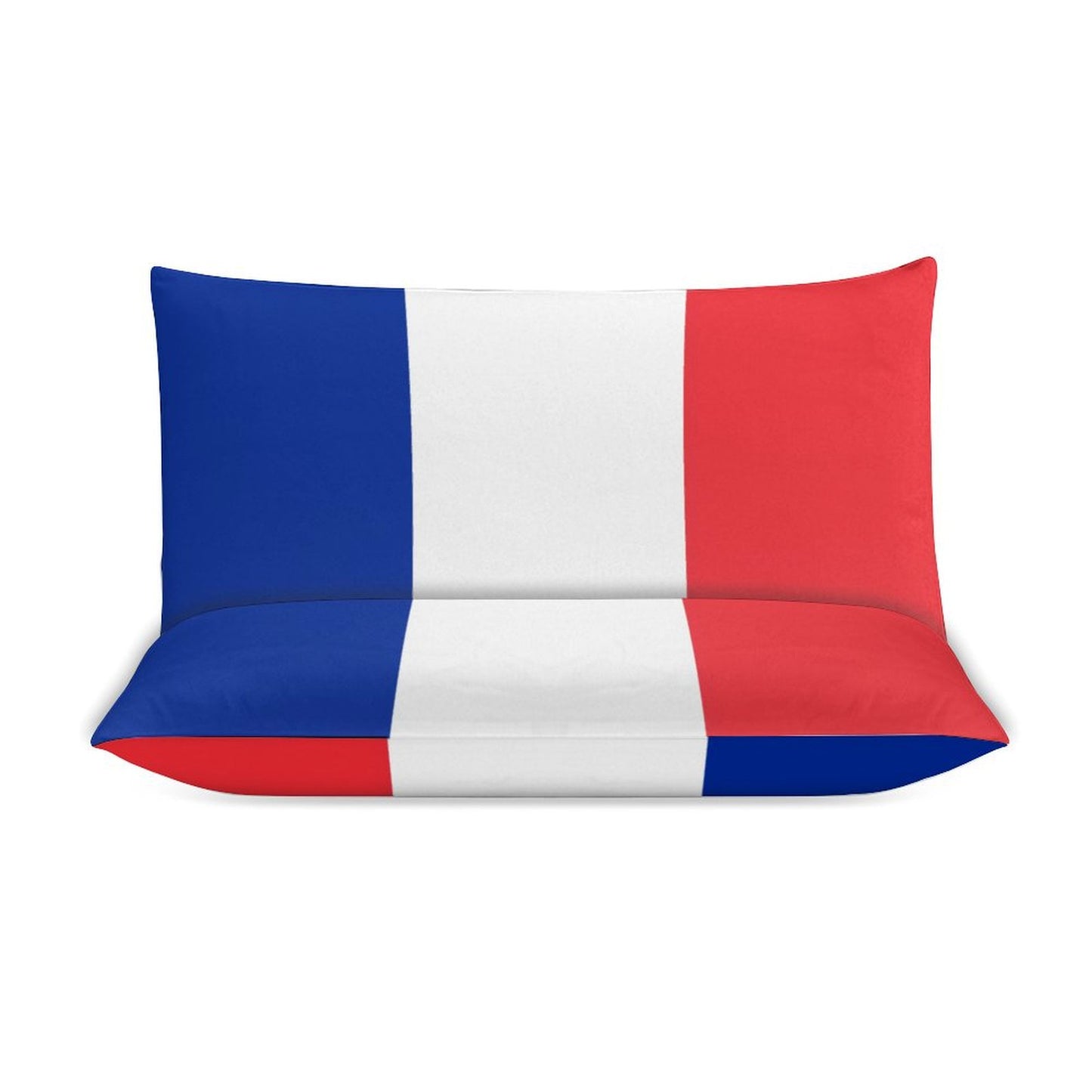 France Flag Inspired 3-Piece Bedding Set (1 Duvet Cover + 2 Pillow Shams) – 102"×90"