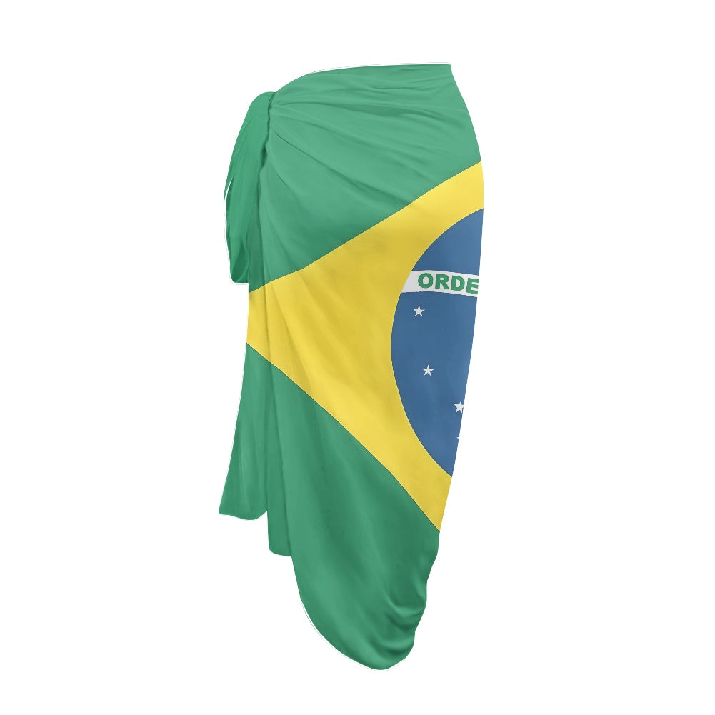 Brazil Flag Inspired Bikini Cover-Up