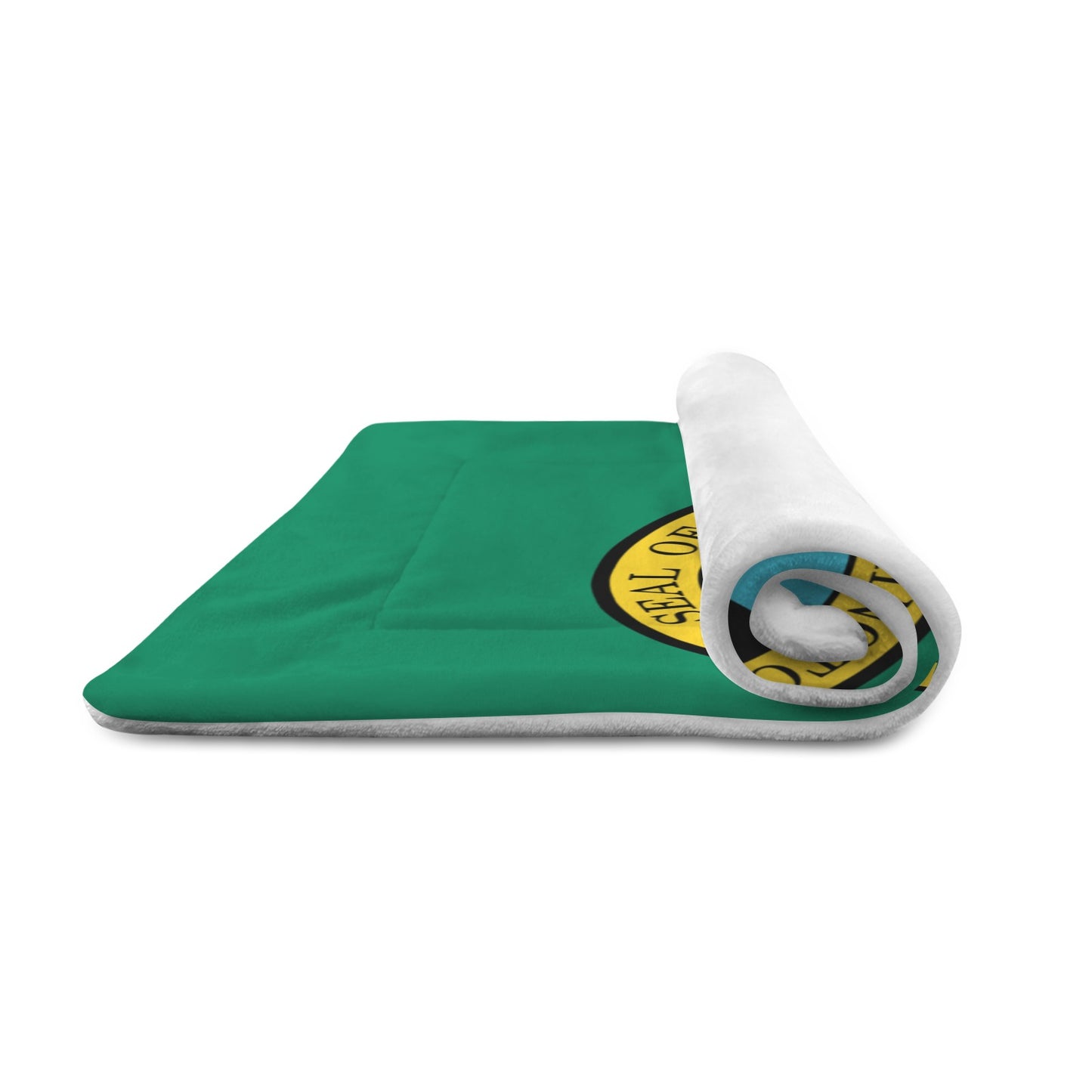 Washington Flag Inspired Pet Mat 25x18inch (Made in the USA)