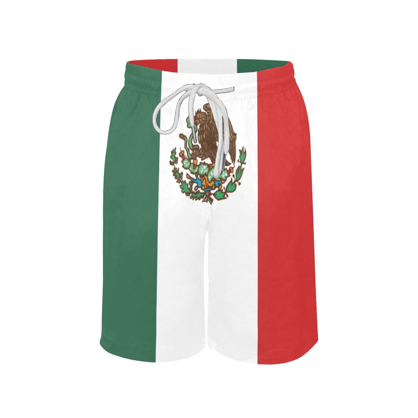 Mexico Flag Inspired Boy's Beach Shorts
