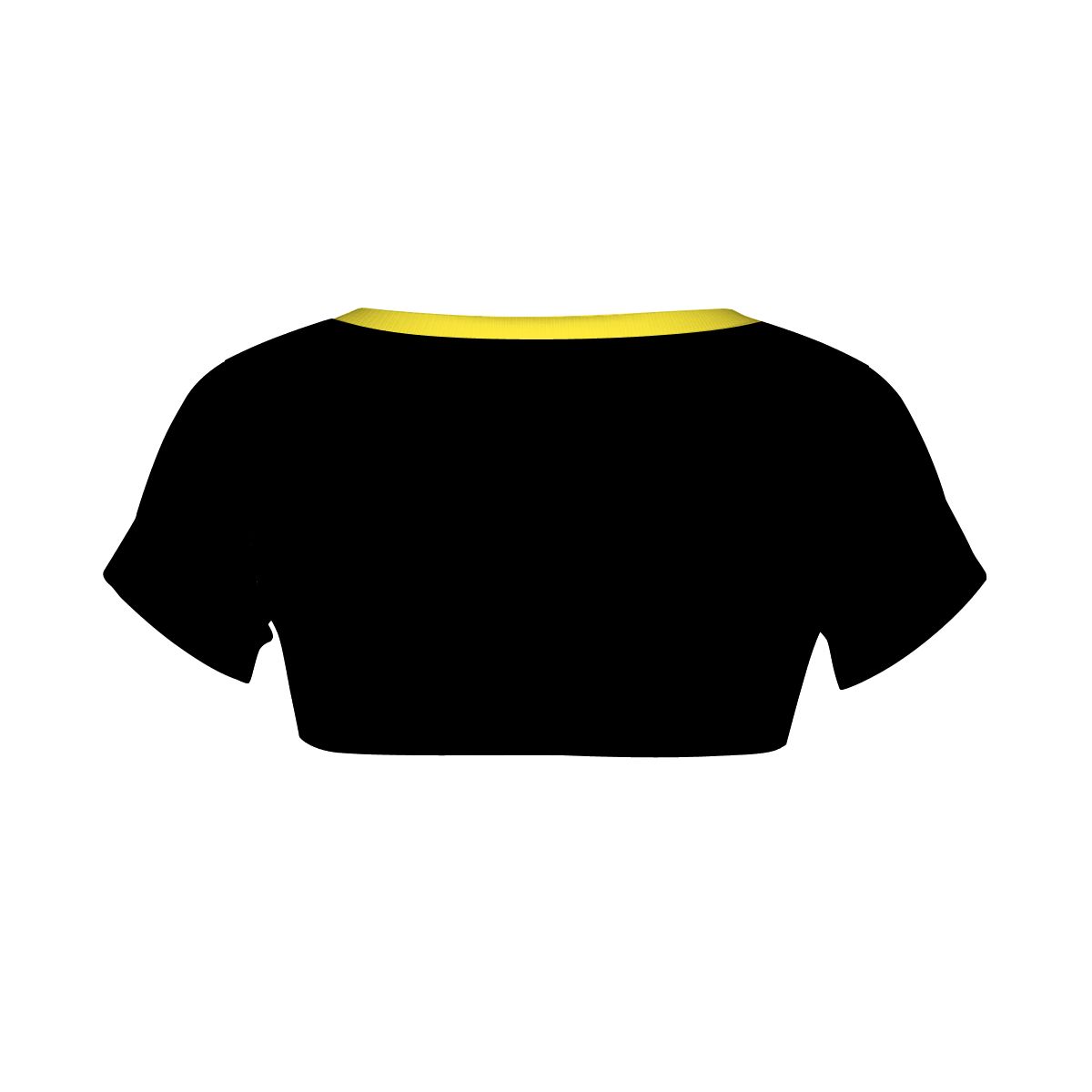 Thin Gold Line Flag Inspired Women's 1/2 Cut Short Sleeve T-Shirt Style-2