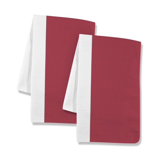 Latvia Flag Inspired Kitchen Towel 40X60cm (Pack of 2) | Printed In the USA