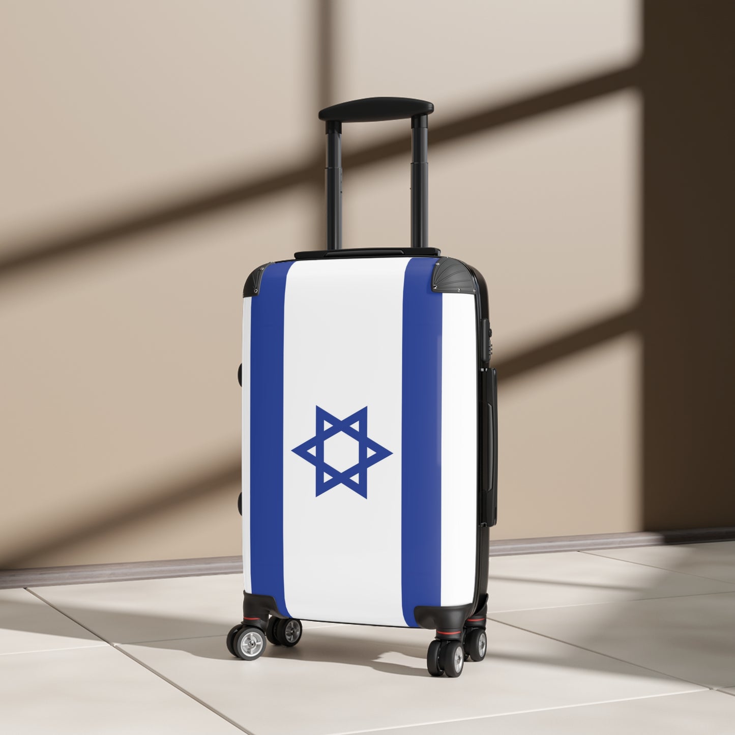 Israel Flag Inspired Suitcase