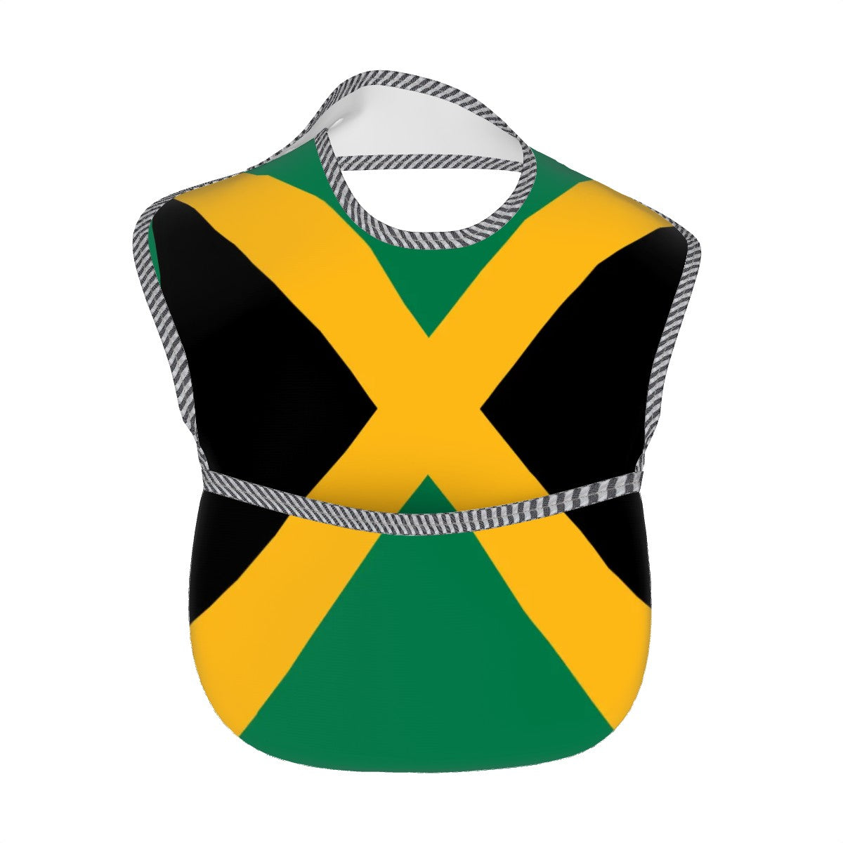 Jamaica Flag Inspired Baby Bib