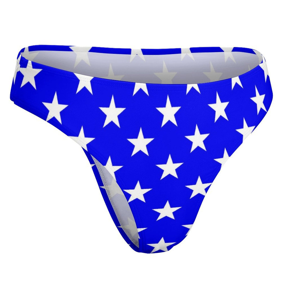 USA/American Flag Inspired Stars T-Back Thong Bikini Style-2