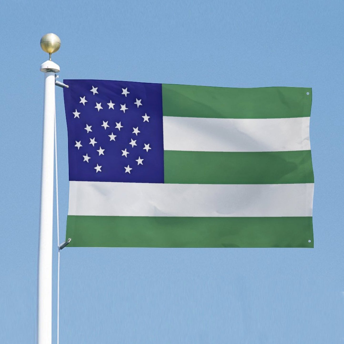 NYPD Flag Inspired Wall Mount Flag with Four Grommets (35x59 in)