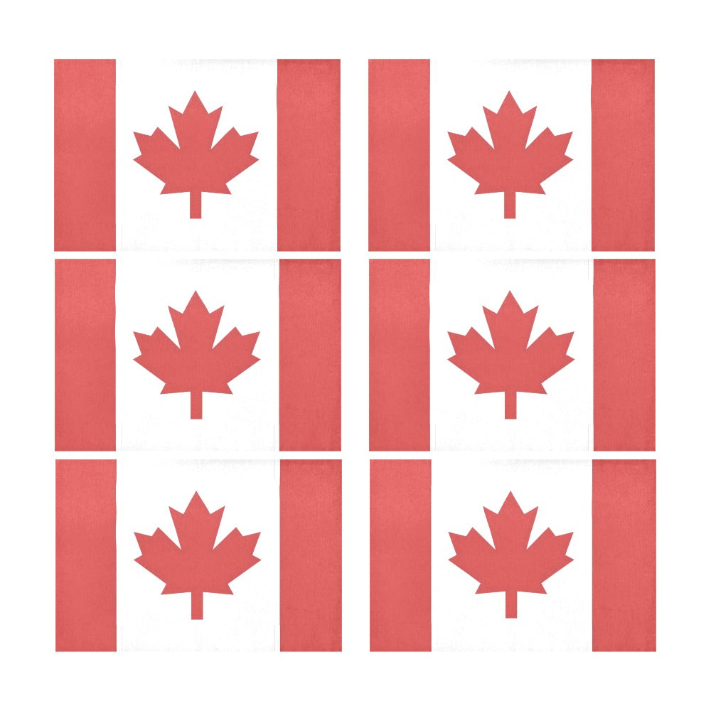 Canada Flag Placemats 12" x 18" (Set of 6)