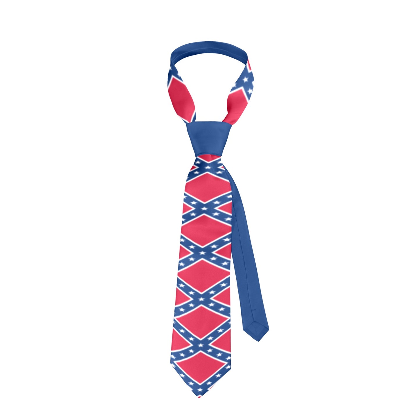 Confederate Battle Flag Pattern Style-2 Classic Necktie (Two Sides)