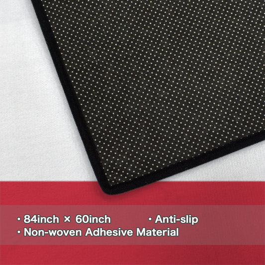 Kuwait Flag Inspired 84x60 Inch Area Rug with Black Binding (Made in the USA)