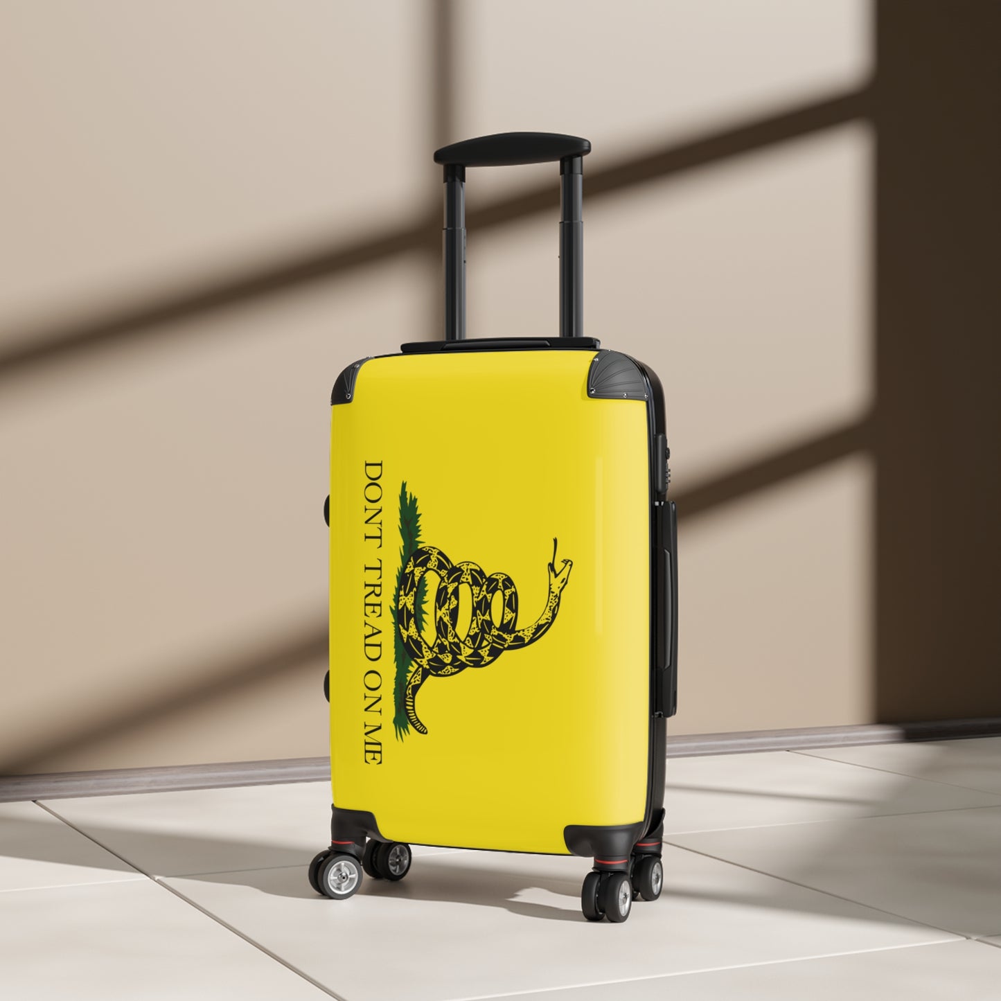 Gadsden Flag Inspired Suitcase