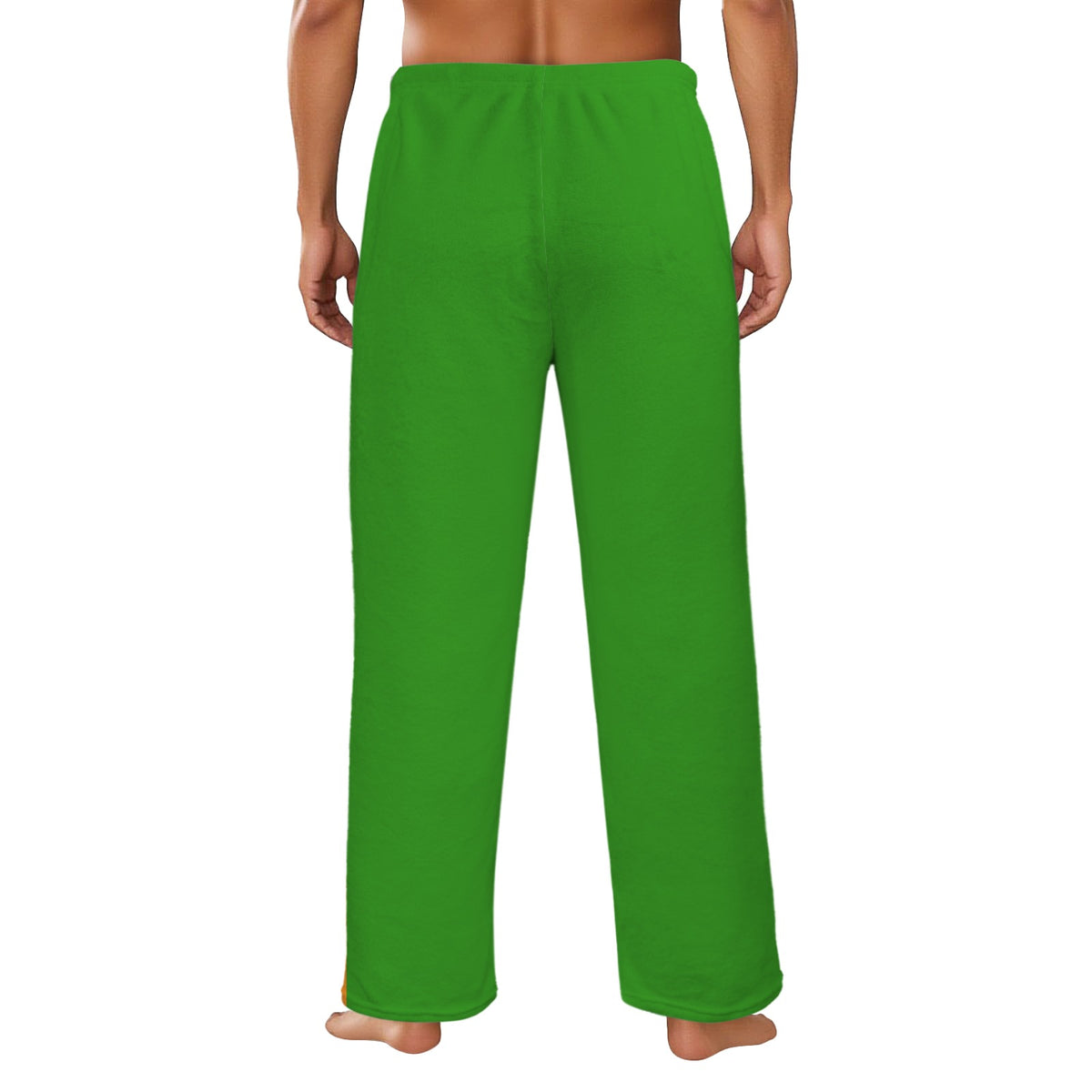Zambia Flag Inspired Men's Flannel Pajama Trousers Printed in the USA
