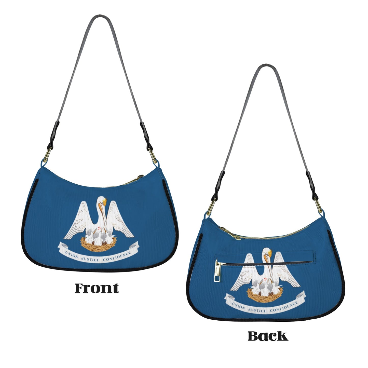 Louisiana Flag Inspired Women's Shoulder Bag