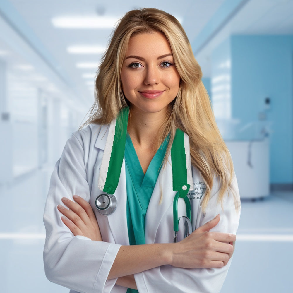 Nigeria Flag Inspired Stethoscope Protective Cover
