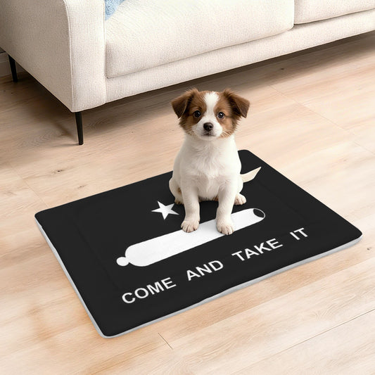 Come and Take It Flag Inspired Pet Mat 25x18inch (Made in the USA)