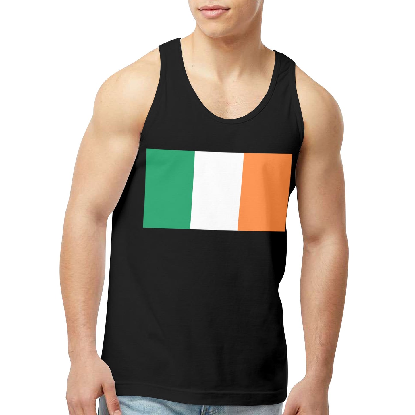 Ireland Flag Men's Tank Top (Front Printing) | Ships from USA