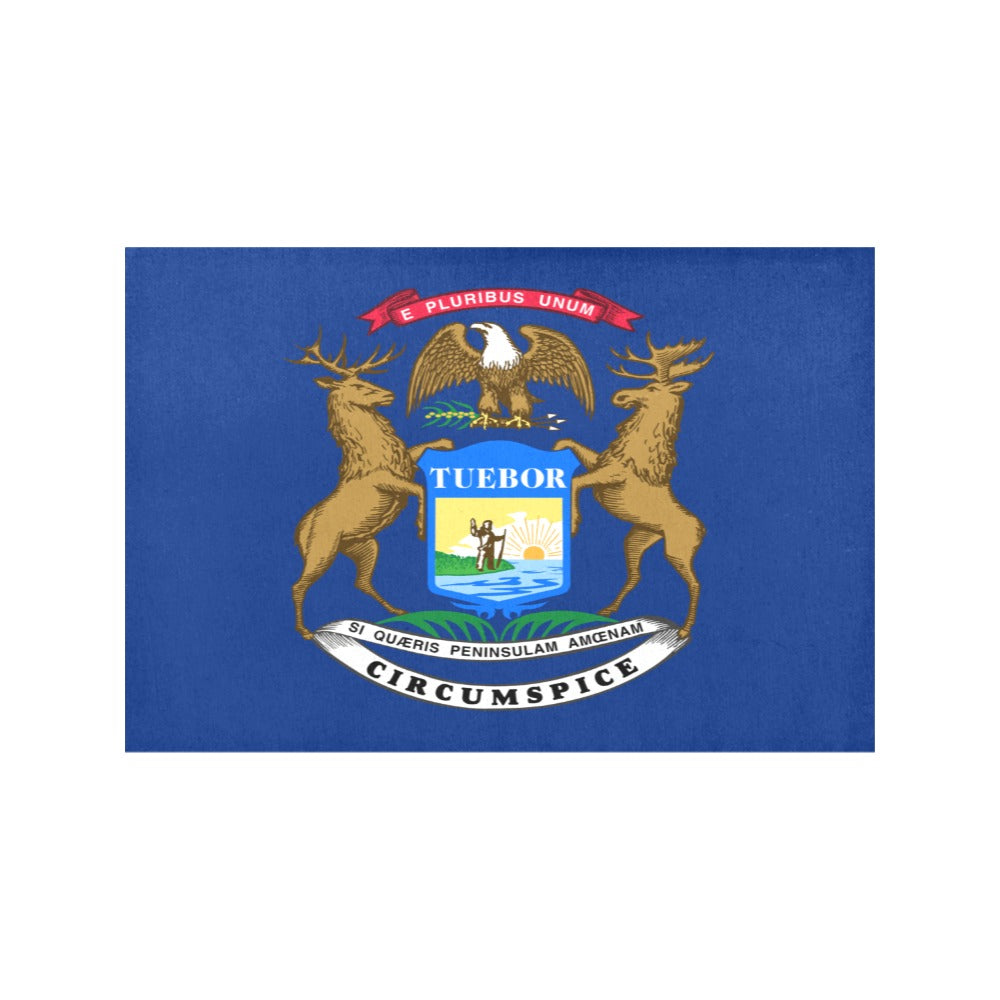 Michigan Flag Placemats 12" x 18" (Set of 6)