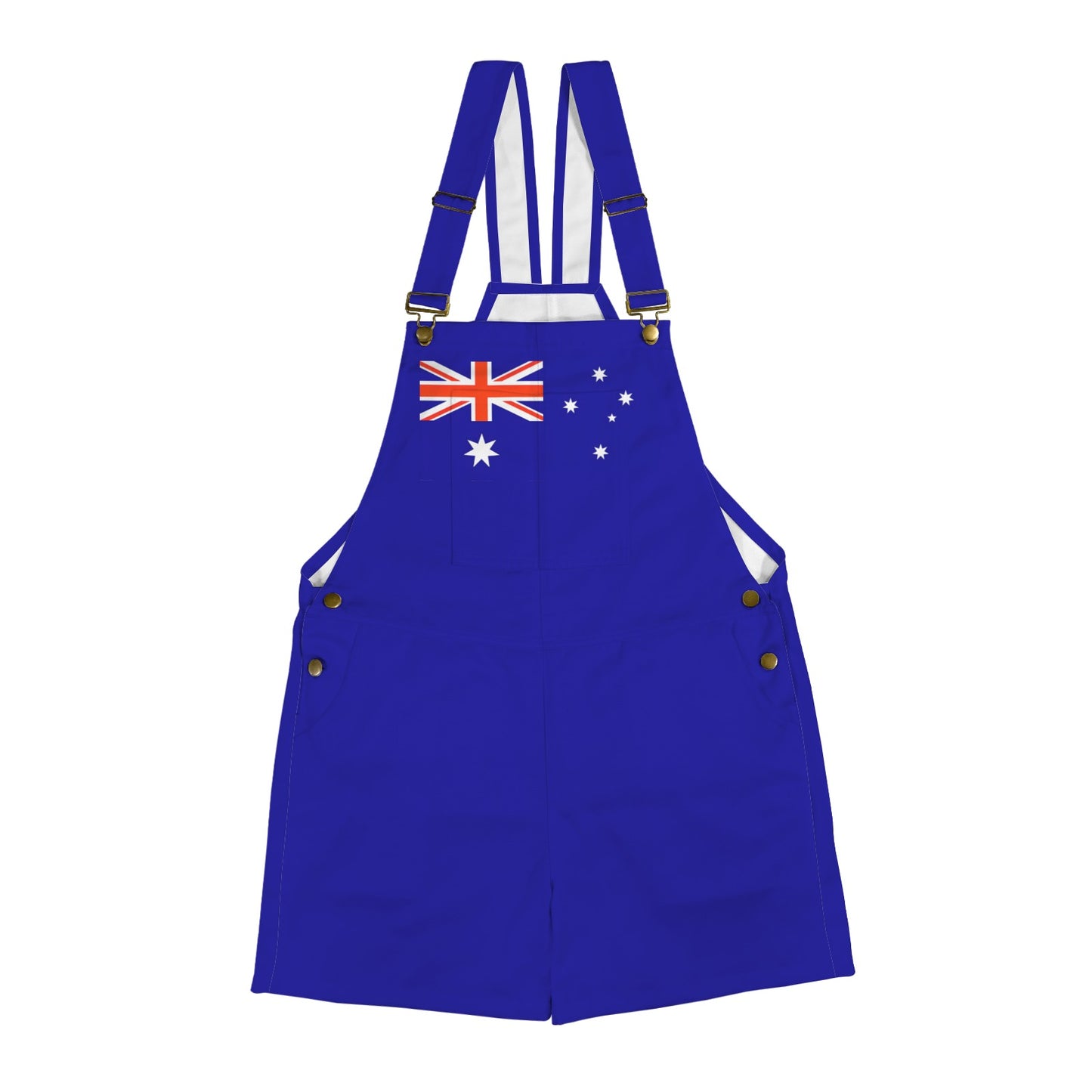 Australia Flag Inspired Unisex Suspender Jumpsuit