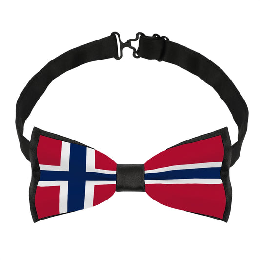 Norway Flag Inspired Bow Tie – Look Sharp, Show your Columbian Pride