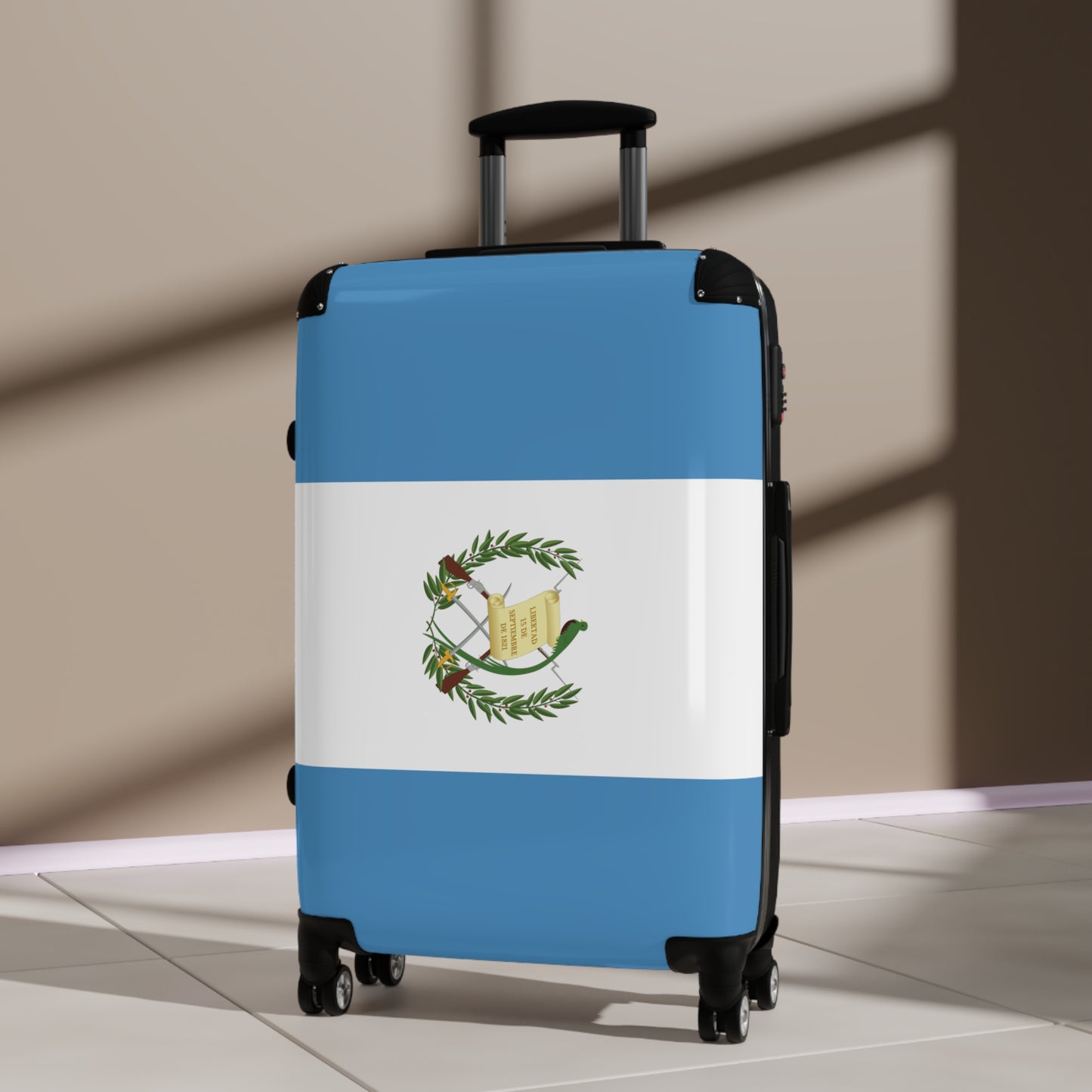 Guatemala Flag Inspired Suitcase