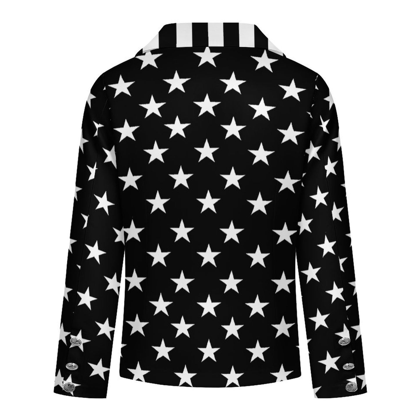 Thin Green Line Flag Inspired Women’s Double Breasted Blazer