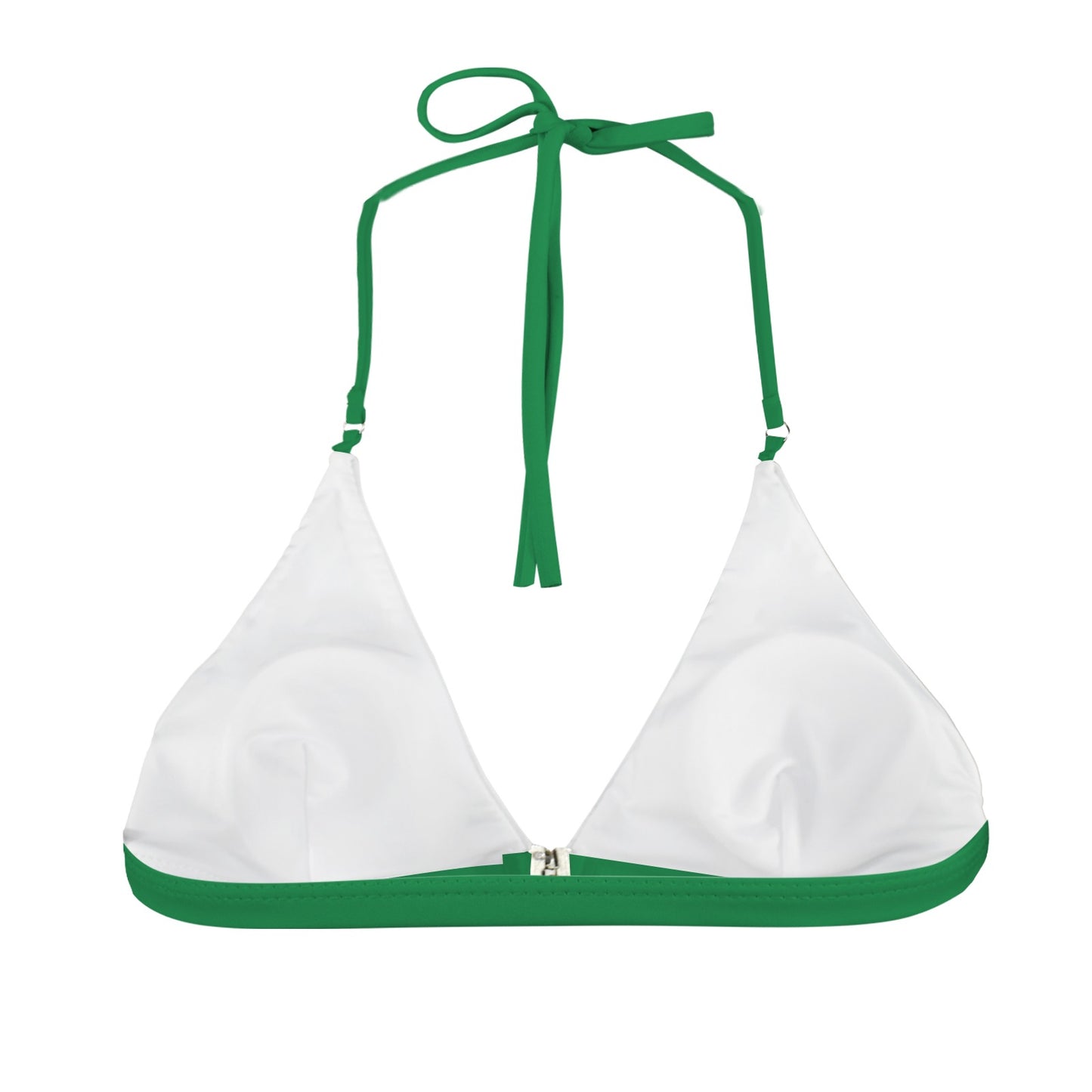Thin Green Line Flag Inspired Style-2 Front Buckle Triangle Bikini Top