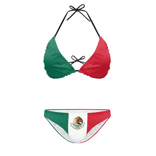 Mexico Flag Inspired Women's Bikini