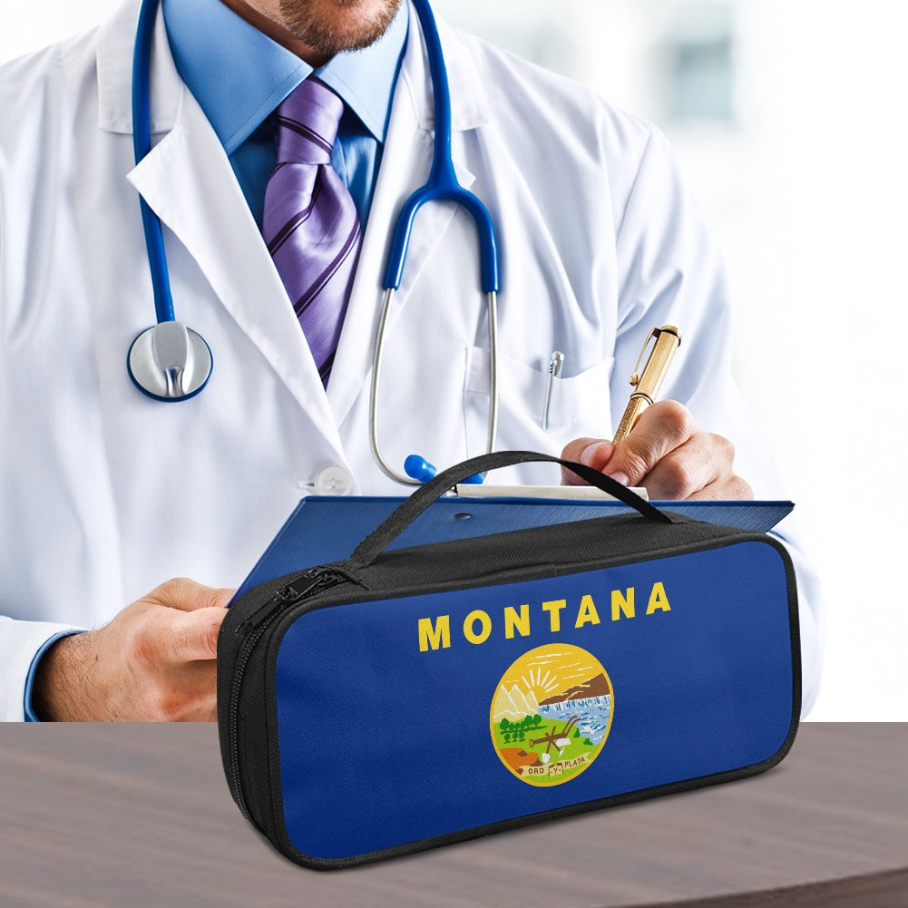 Montana Flag Inspired Stethoscope Storage Bag
