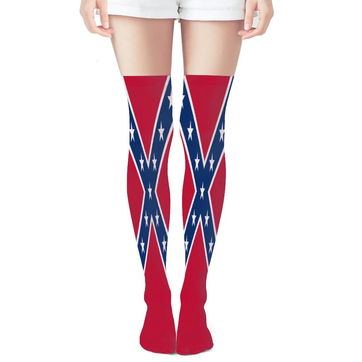 Confederate States Flag Trendy Stockings(Long)