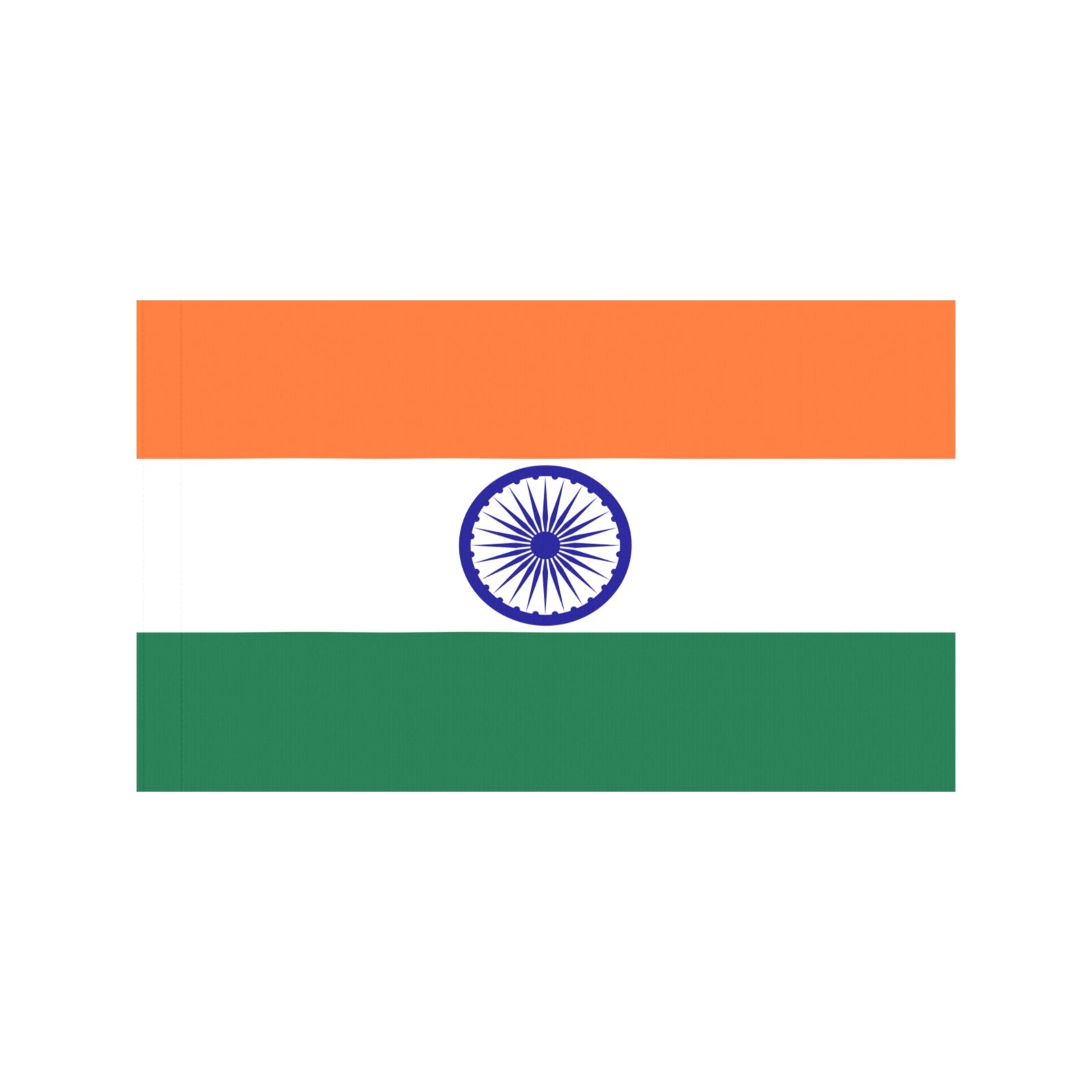 Luv My Flag's vibrant Indian flag with Ashoka Chakra.
