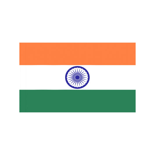Luv My Flag's vibrant Indian flag with Ashoka Chakra.