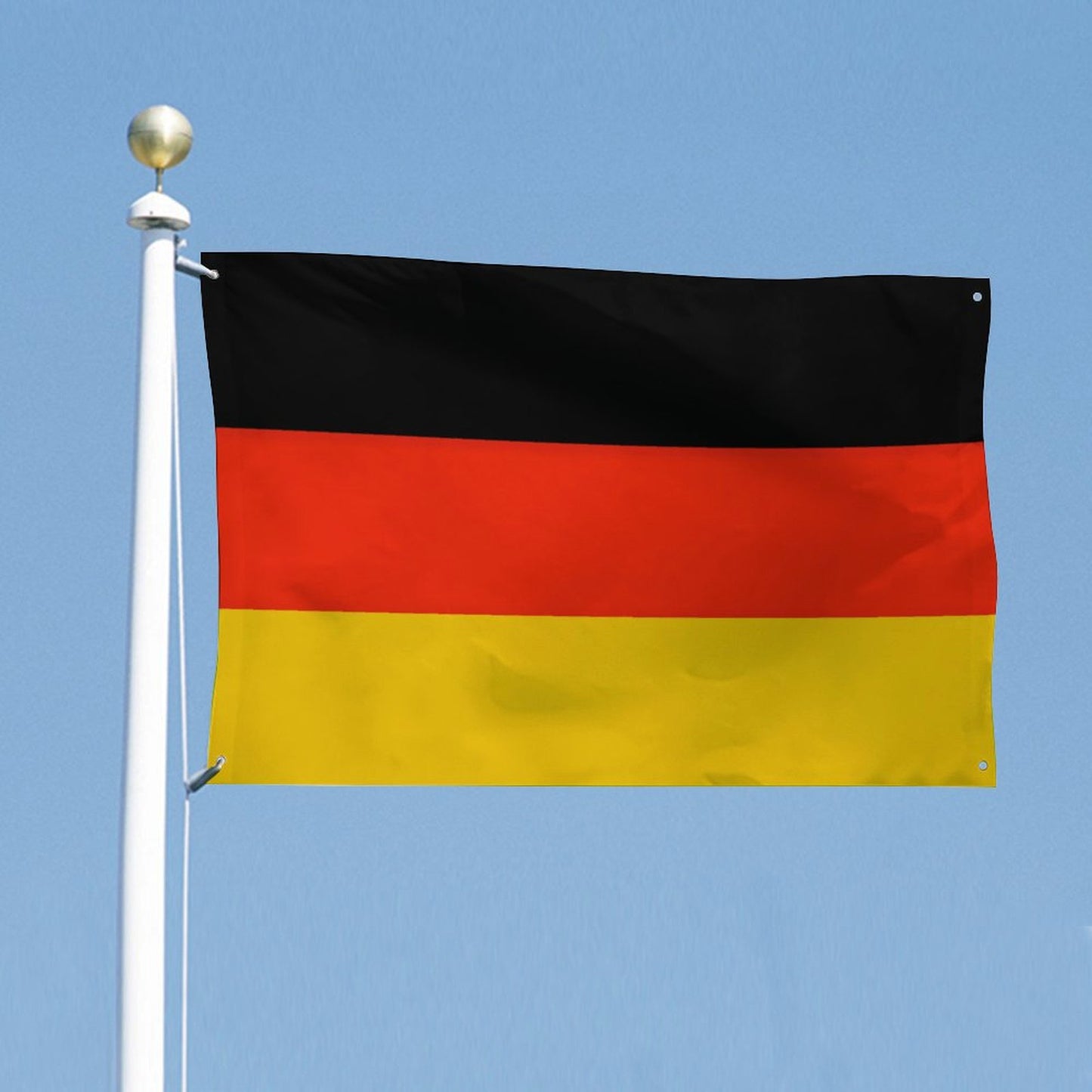 Germany Flag Inspired Wall Mount Flag with Four Grommets (35x59 in)