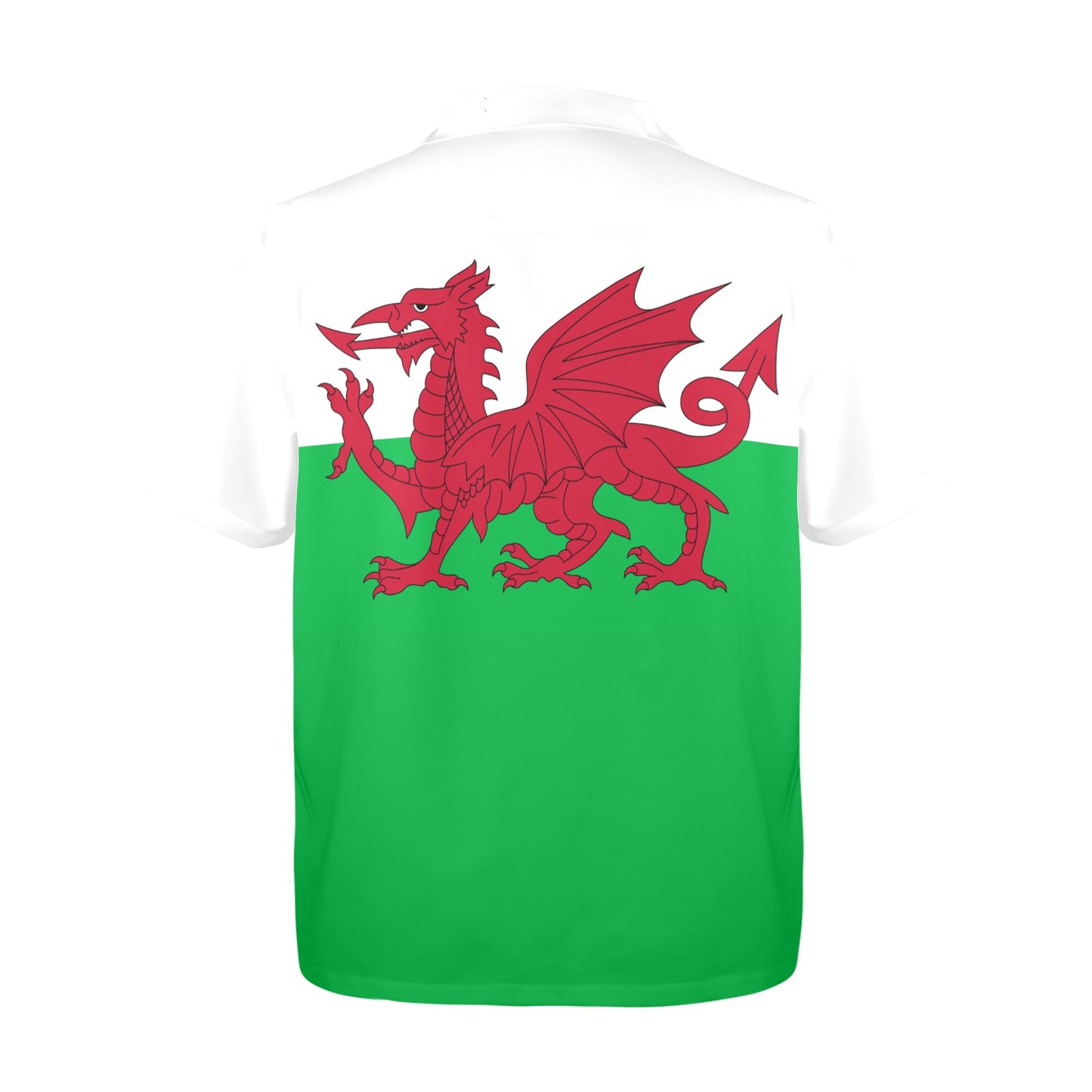 Wales Flag Hawaiian Shirt (Made in USA)