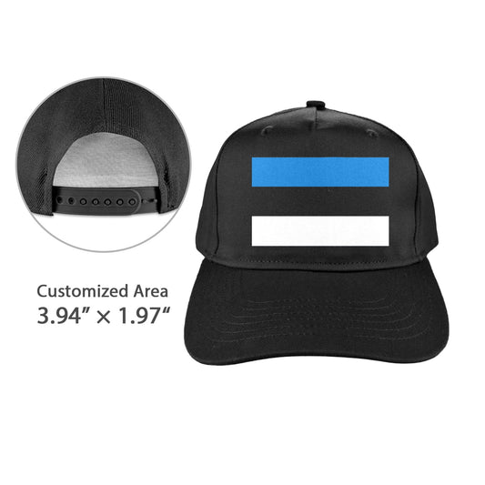 Estonia Flag Inspired Baseball Cap | Printed in the  USA