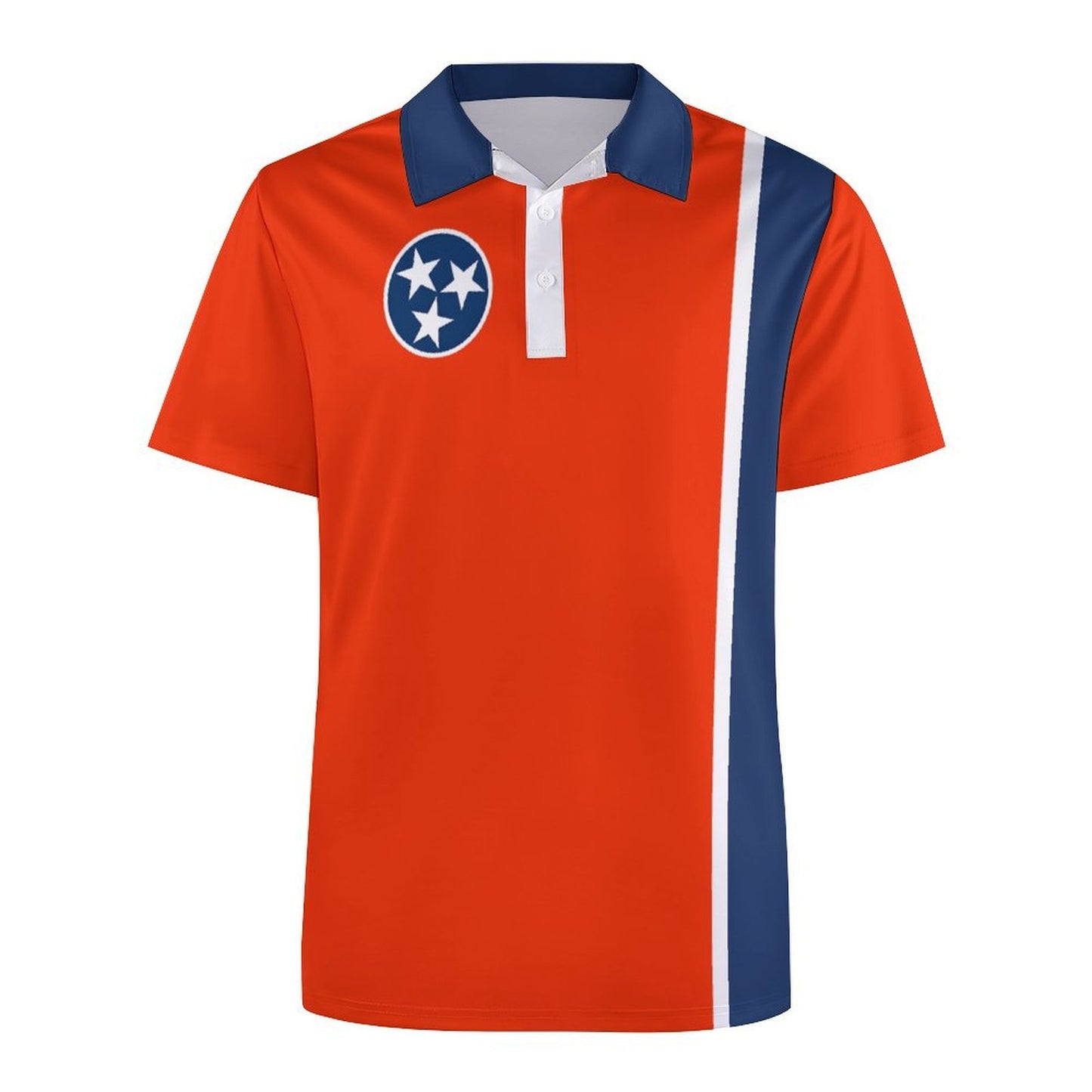 Tennessee Flag Inspired Women's Straight Fit Polo Shirt