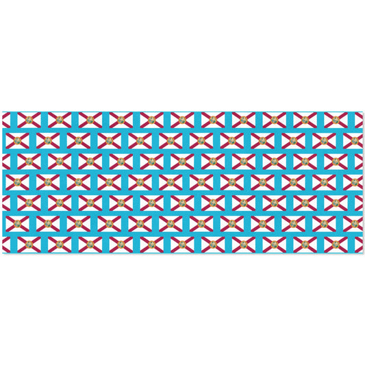 Florida Flag Custom Gift Wrapping Paper 58"x 22.5" (4 Rolls)