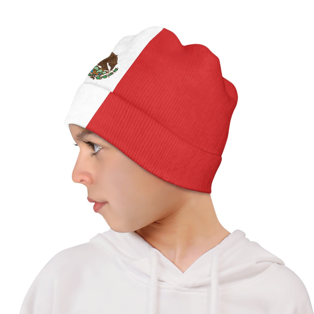 Mexico Flag Inspired Kids' Beanie