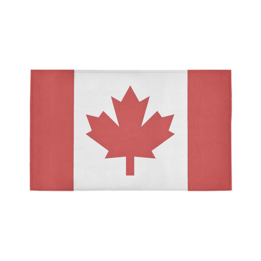 Canada Flag Inspired Doormat 30" x 18" (Sponge Material)