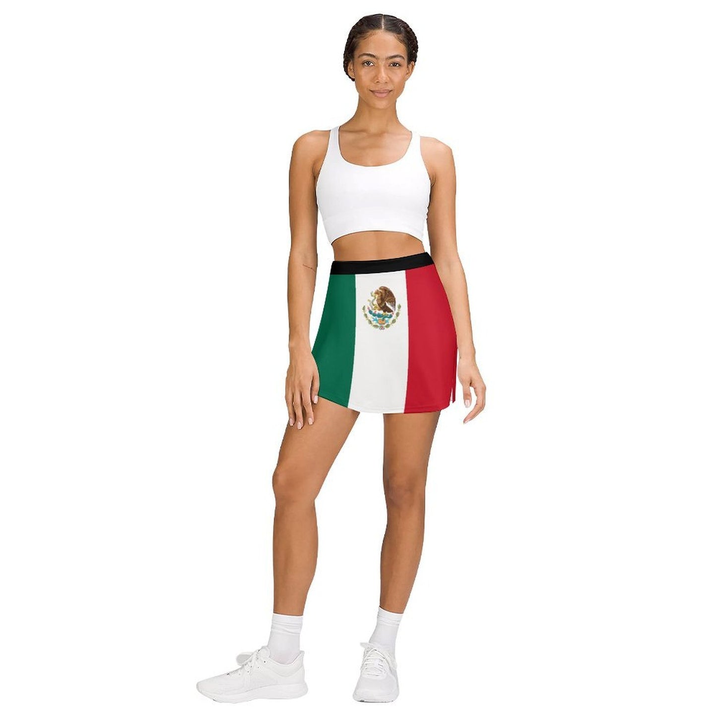 Mexico Flag Inspired Women’s Skort with Pocket