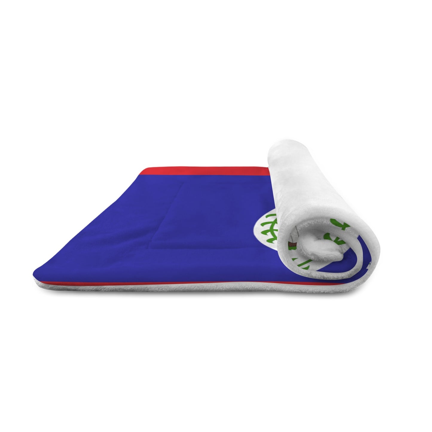 Belize Flag Inspired Pet Mat 25x18inch (Made in the USA)