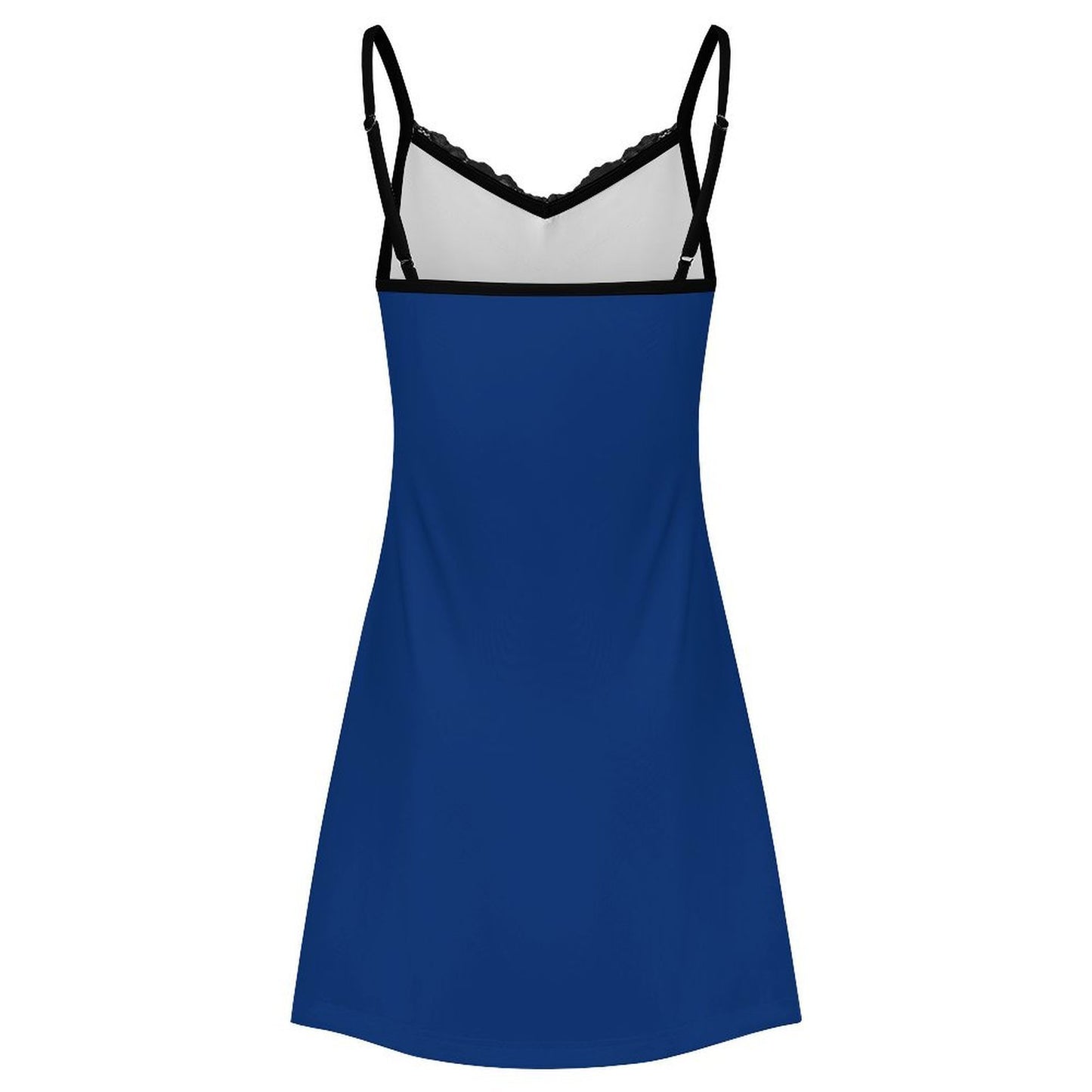 New York Flag Inspired Women's Lace Slit Cami Pajama Dress